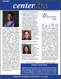 Cover of CEE Fall 2020 Newsletter