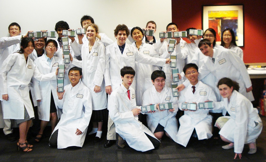 2008 USABO group photo with TI calculators